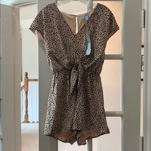 NEW animal print romper!